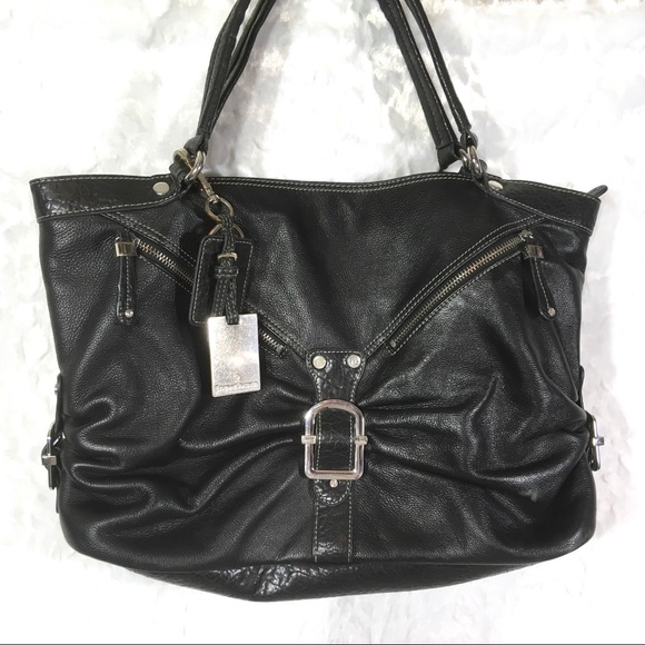 Etienne Aigner Bags Etienne Aigner Black Leather Handbag Large